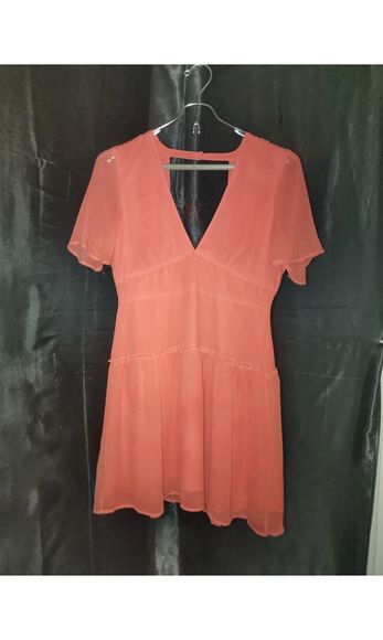 Coral Pink Dress - Picture 5 of 7